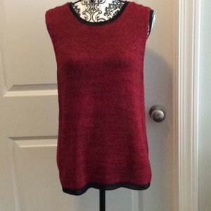 Ladies sleeveless sweater